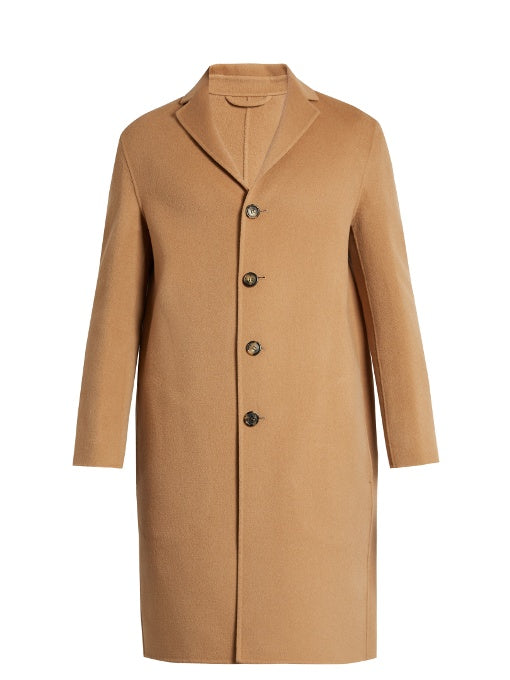 Charlie wool and cashmere-blend overcoat