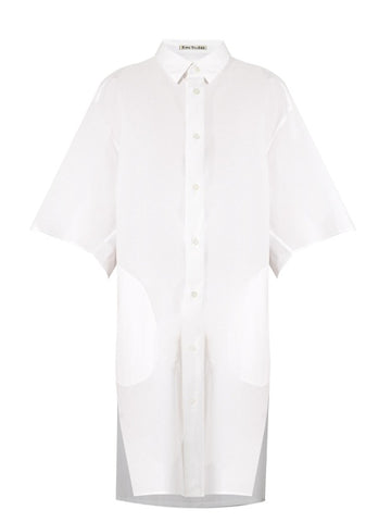 Debrah cotton-poplin shirtdress