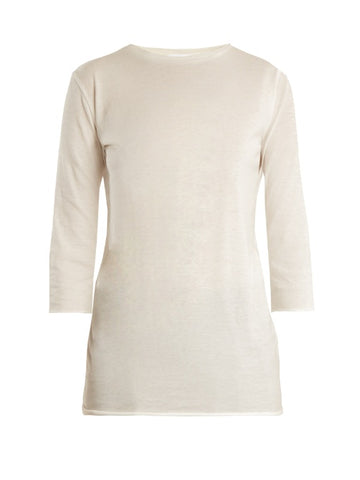 Half-sleeve cotton T-shirt